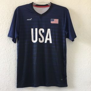 ✅Men USA Soccer Jersey Size Size L